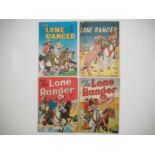 FOUR COLOR: LONE RANGER #82, 98, 118, 136 (4 in Lot) - (1945/1947 - DELL) - Golden Age 10 cent