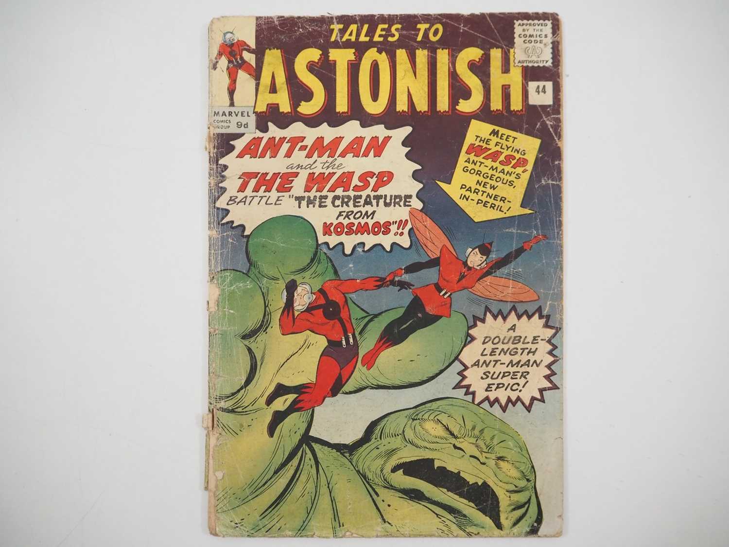 TALES TO ASTONISH #44 (1963 - MARVEL - UK Price Variant) - First appearance and origin of the Wasp -