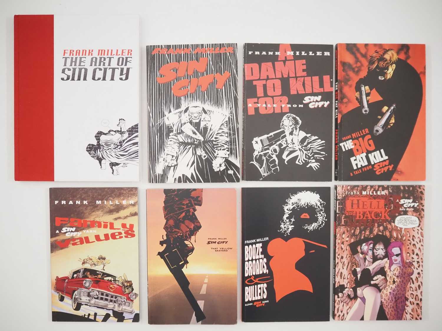 SIN CITY LOT (8 in Lot) - (DARK HORSE/TITAN) - Includes SIN CITY (1993 - First British Edition) +