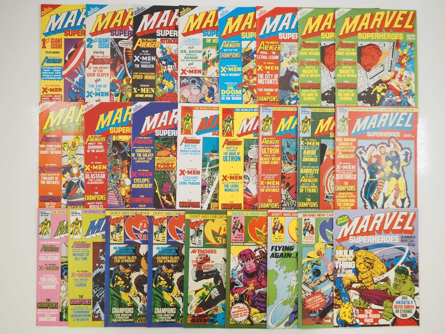 MARVEL SUPER-HEROES #353-369 (359x2), 374(x2), 375-378 + Summer Special (25 in Lot) - (1979/1981 -