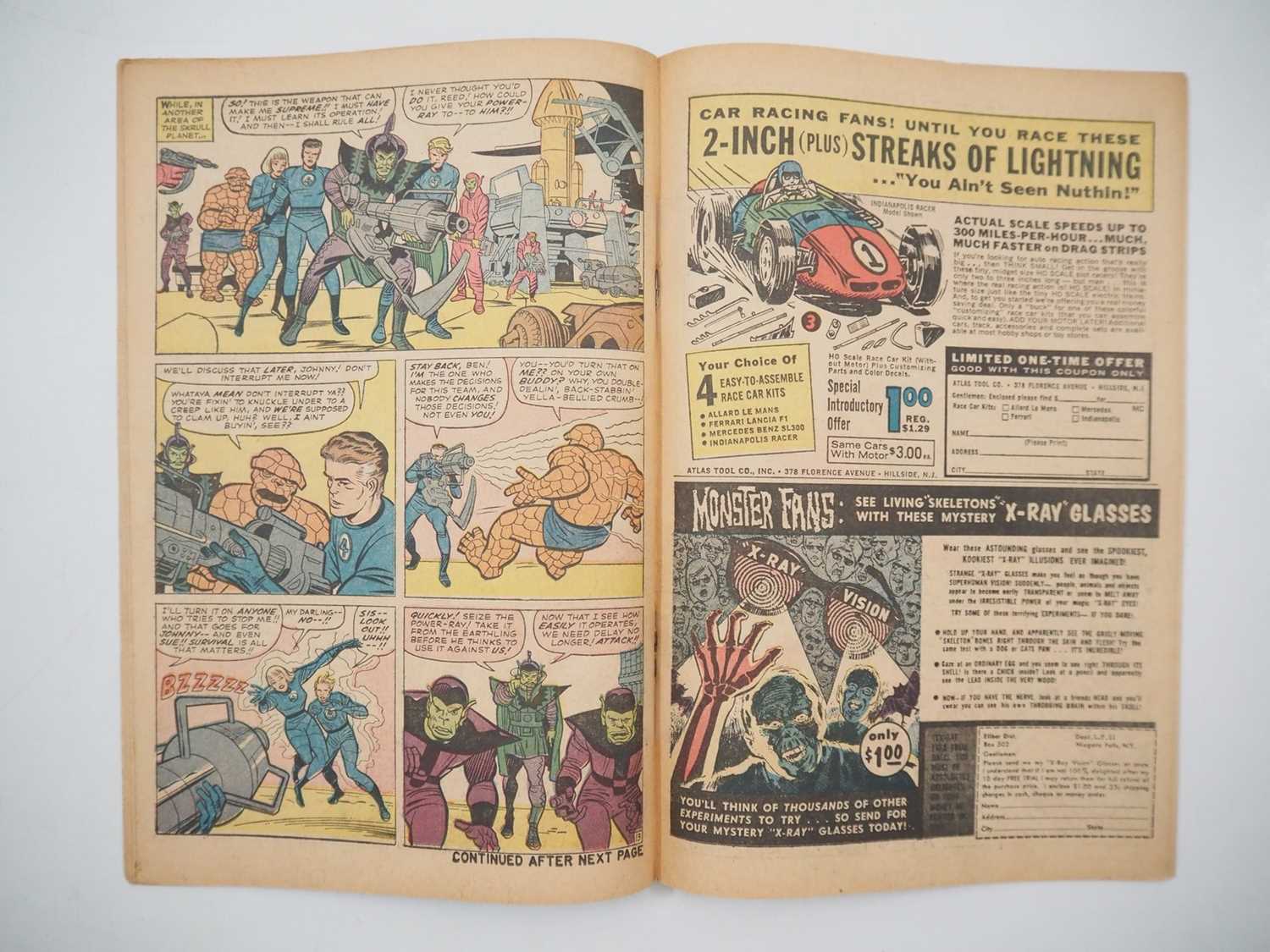 FANTASTIC FOUR #37 (1965 - MARVEL) - Skrulls appearance - cover and interior art by Jack Kirby - - Image 7 of 11