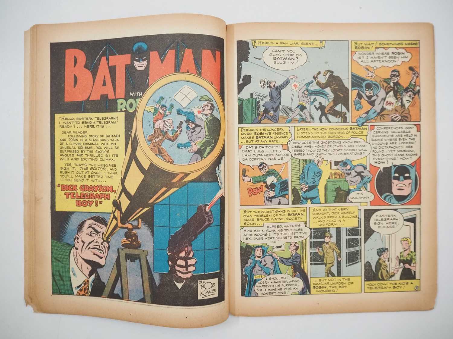 BATMAN #22 (1944 - DC) - First cover appearance and first solo story featuring Alfred - Dick - Image 12 of 37
