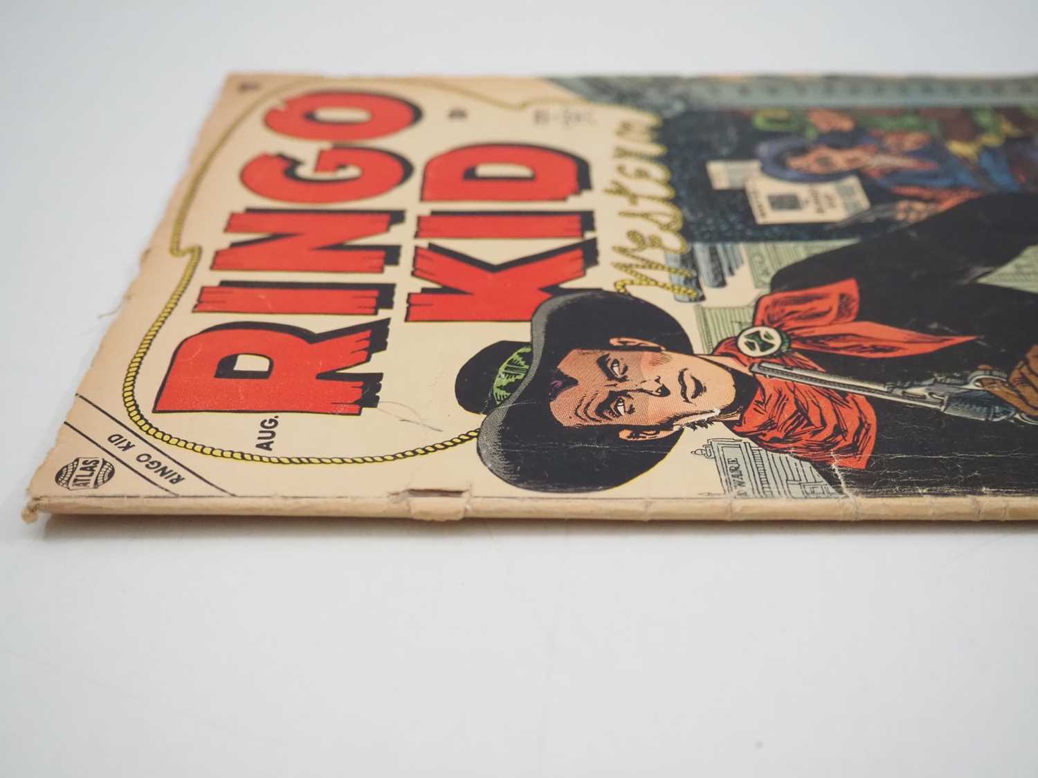 RINGO KID WESTERN #1 (1954 - ATLAS) - Includes Cover art by Joe Maneely - Flat/Unfolded - a detailed - Image 8 of 10