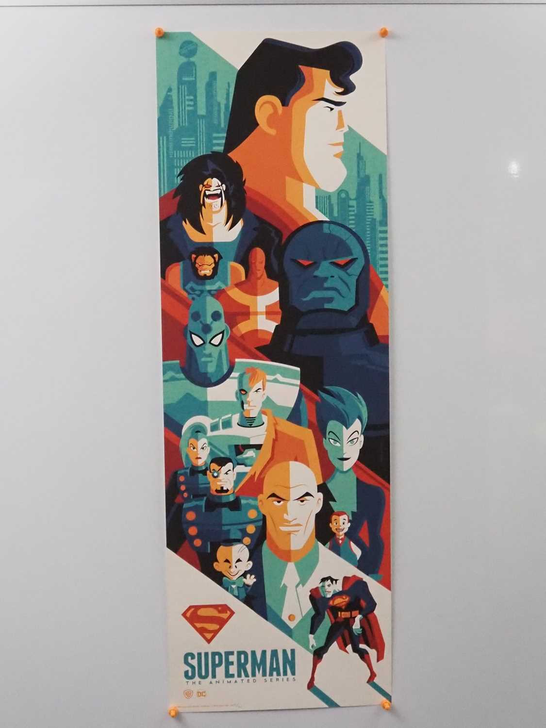 SUPERMAN: THE ANIMATED SERIES (2018) - Tom Whalen - Bottleneck Gallery - Hand-Numbered #87/250 -