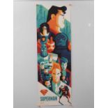 SUPERMAN: THE ANIMATED SERIES (2018) - Tom Whalen - Bottleneck Gallery - Hand-Numbered #87/250 -