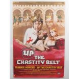 UP THE CHASTITY BELT (1971) - A one sheet film poster and press book (tri-folded / flat) (2)