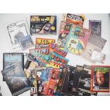 A large bundle of mostly STAR TREK and STAR WARS related memorabilia including magazines, toys and a