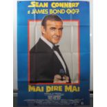 JAMES BOND: MAI DIRE MAI (NEVER SAY NEVER AGAIN) (1983) Italian 2 fogli movie poster featuring