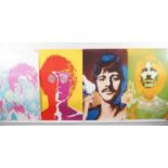 THE BEATLES – RICHARD AVEDON POSTER SET comprising 4 X individual posters of The Beatles by the