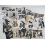 A mixed quantity of assorted black/white film stills and lobby cards, comedy stars of early