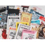 A large quantity of film brochures and press campaign books for various films including WHERE EAGLES