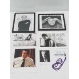 LOVE ACTUALLY (2003) A group of film memorabilia comprising a lanyard, 2 x framed/glazed 10" x 8"
