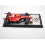 MICHAEL SCHUMACHER A 1:18 scale Ferrari Formula 1 car as driven by Michael Schumacher in his final