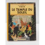 TINTIN - THE ADVENTURES OF TINTIN 'LE TEMPLE DU SOLEIL' 1st edition - published by Casterman (1949)