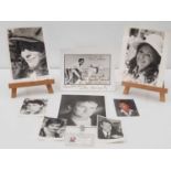 A group of signed publicity black/white photos, different sizes comprising John Hannah (in THE