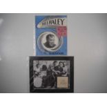 A mounted autograph of BILL HALEY (with COA) together with an original 1957 UK tour programme for