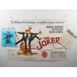 THE JOKERS (1967) A UK Quad film poster and campaign book for the comedy crime film starring Michael