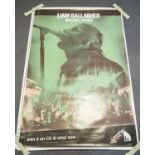 LIAM GALLAGHER - HMV Album promotional poster for 'MTV Unplugged' - 60" x 40" poster - rolled