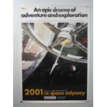 2001: A SPACE ODYSSEY (1968) - 1980s Pyramid commercial poster (24” x34”) (rolled)