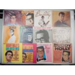 A collection of twenty-five 12” LPs of BUDDY HOLLY & THE CRICKETS - mostly VG/E (25)