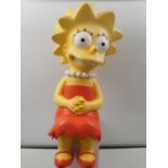 THE SIMPSONS - A Lisa Simpson fibreglass ‘full size’ (41" from tip of hair to bottom of feet) figure