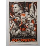 HALLOWEEN (2021) - Tyler Stout - Mondo Timed Edition - Hand-Numbered #1044/2710 - 24” x 36” (61 x