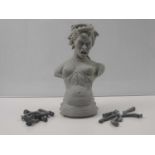 DARREN RIX - MEDUSA - A hand made unfinished model by Darren Rix who made limited edition, hand