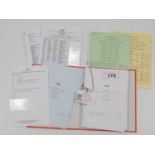 1408 (2007) - A group of memorabilia items comprising a folder containing revised script with