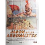 JASON AND THE ARGONAUTS (1963) - 2000s re-release French Grande film poster (folded)