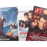 JAMES BOND: TOMORROW NEVER DIES, LICENSE TO KILL and DIE ANOTHER DAY rolled film posters - 2 x one