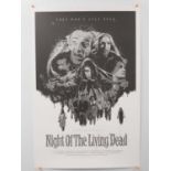 NIGHT OF THE LIVING DEAD (2011) - Grzegorz (Gabz) Domaradzki - 4 colour silkscreen print with