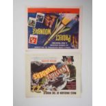 PROJECT MOONBASE (1953) and INVISIBLE INVADERS (1959) - pair of lobby cards