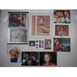 A quantity of GERRY ANDERSON television related autographs to include Sylvia Anderson, Gerry