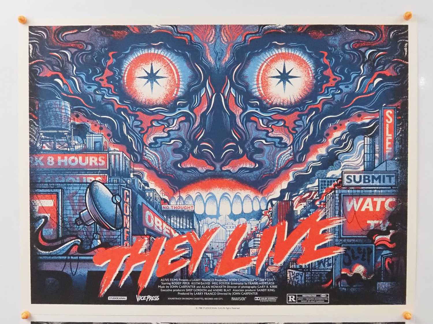 THEY LIVE (2020) - Drew Milward - Vice Press - Matching hand-numbered set of Regular & Variant - Bild 2 aus 5