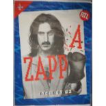 FRANK ZAPPA 'Them or Us' 1984 French Grande album poster (rolled)