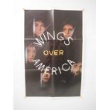 WINGS 'Wings Over America' (1976) - Album poster from the vinyl LP of the triple live album by