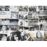 Action! A large quantity of mixed black/white film and publicity stills covering a wide range of