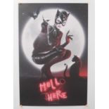 BATMAN RETURNS - HELL HERE (2022) - Patrick Connan - Bottleneck Gallery & Vice Press - Catwoman