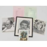 HIGH ROAD TO CHINA (1983) - A group of memorabilia items comprising framed/glazed 10" x 8" black/