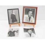 A group of publicity 10" x 8" black/white signed and dedicated photographs of TONY CURTIS and