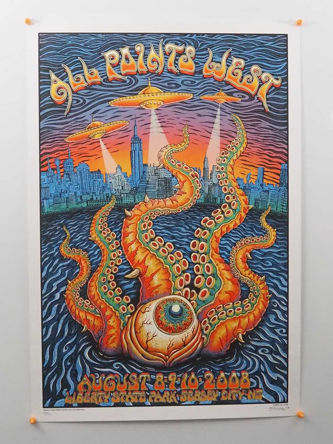 ALL POINTS WEST (2008) - EMEK - Hand-Numbered #131/550 & Signed by the Artist - Limited edition