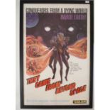 THEY CAME FROM BEYOND SPACE (1967) One sheet film poster - framed and glazed