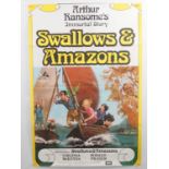 SWALLOWS AND AMAZONS (1974) - A group of memorabilia items comprising a one sheet film poster, set