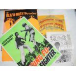 A collection of martial arts related film posters - various sizes and conditions, to include a