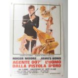 JAMES BOND: THE MAN WITH THE GOLDEN GUN (1974) - Italian 2 Fogli movie poster - artwork by Enzo