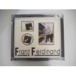 FRANZ FERDINAND 'Michael' (2004) framed and glazed display including colour photograph signed by the