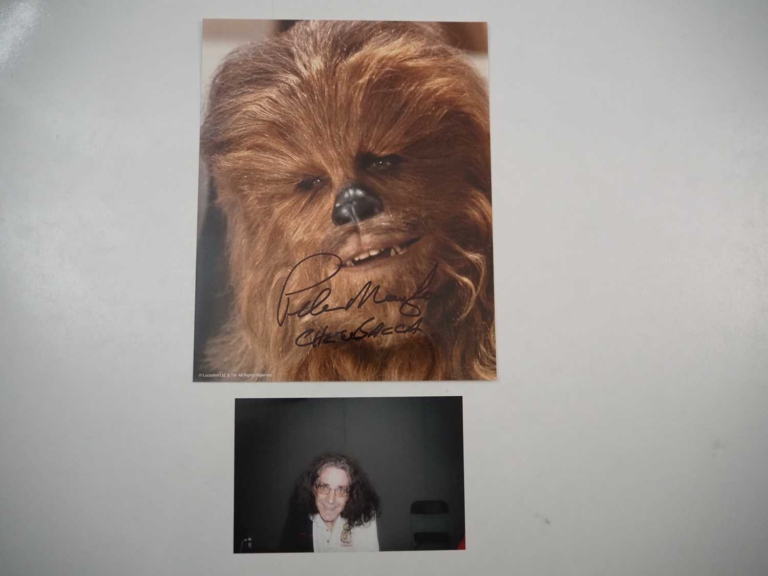 A pair of STAR WARS related autographs to include Peter Mayhew and Kenny Baker (2) - Image 2 of 3