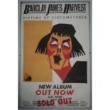 BARCLAY JAMES HARVEST 'Victims of Circumstance' (1984) album and tour promotional 60" x 40"