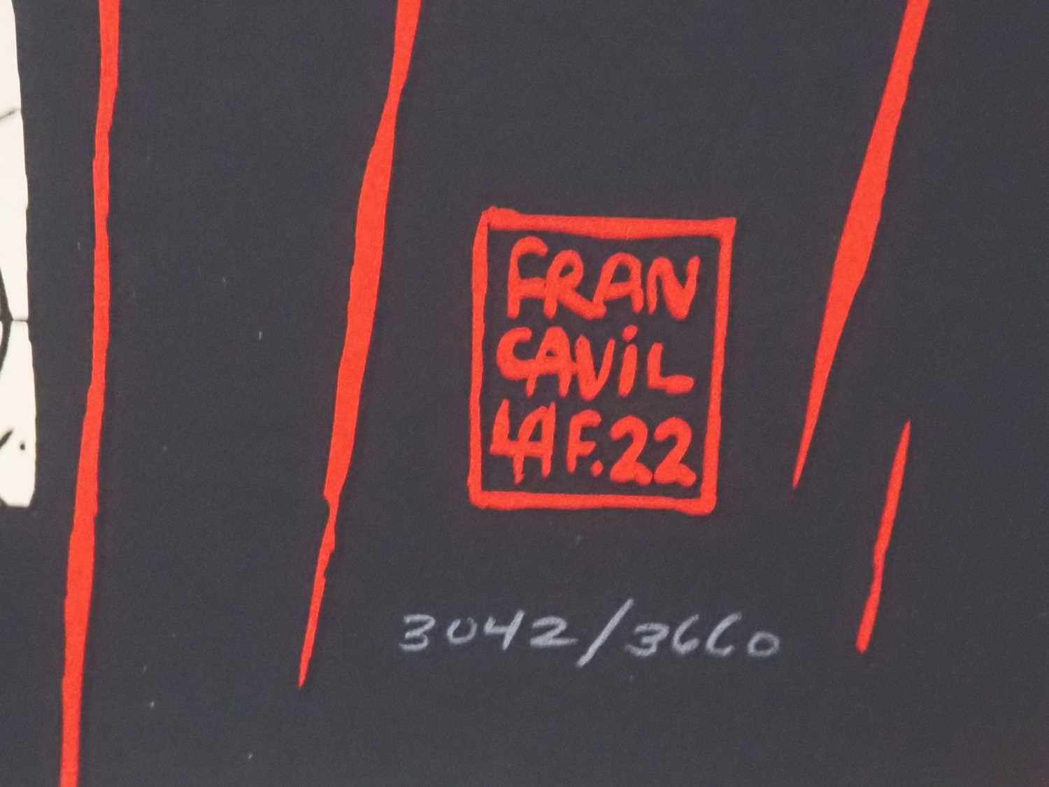THE BATMAN (2022) - Francesco Francavilla - Mondo Timed Edition - Hand-Numbered #3042/3660 - 24” x - Bild 2 aus 2