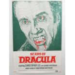 SCARS OF DRACULA (1970) - UK one sheet (rolled)